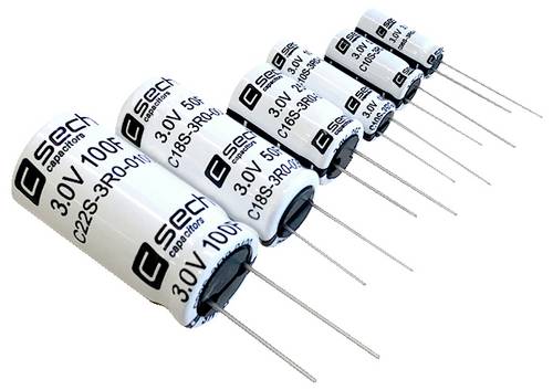 SECH Doppelschicht-Kondensator radial bedrahtet 5 F 3.0V 20% (Ø x H) 10mm x 20.0mm 1St.