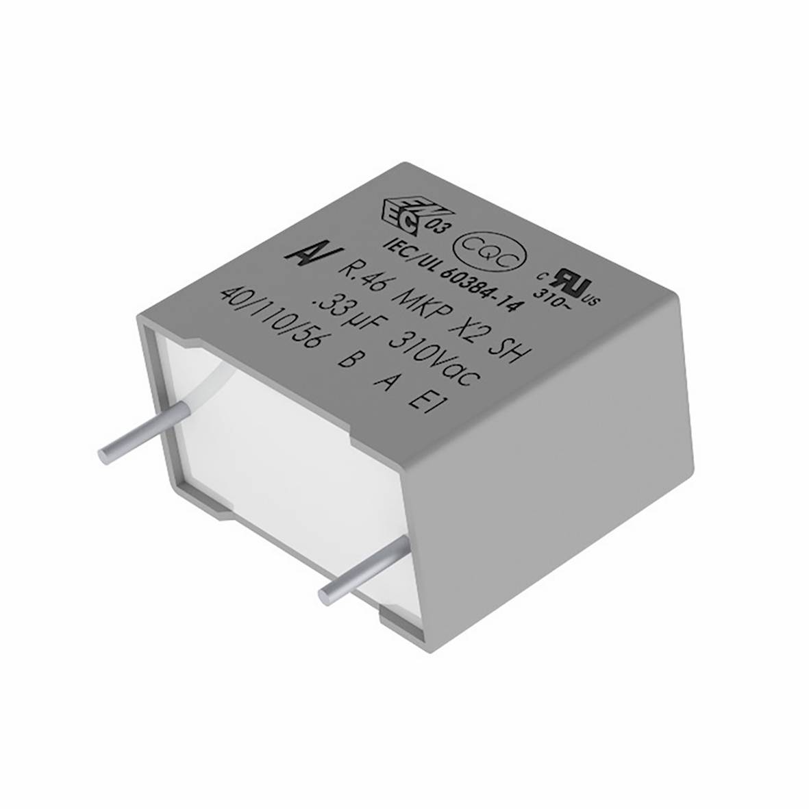 Kemet MKP-Funkentstör-Kondensator radial bedrahtet 630 V/DC, 310 V/AC 20% (L x B x H) 32.0 x 13.0 x 22.0mm