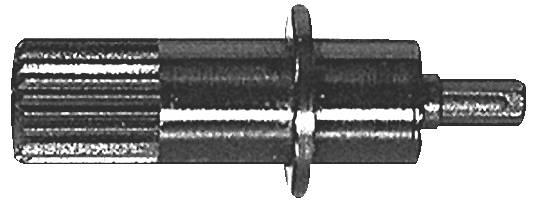 Ein Metallgetriebe mit Rillen und einem zentralen Flansch, wahrscheinlich Teil einer mechanischen Baugruppe oder Maschine, wird vor einem weißen Hintergrund gezeigt.