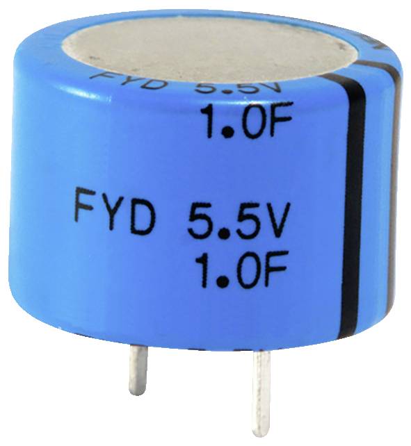 Kemet FYD0H104ZF Super-Cap Kondensator 5.5 V/DC 80% (Ø x H) 13mm x 8.5mm 1St.