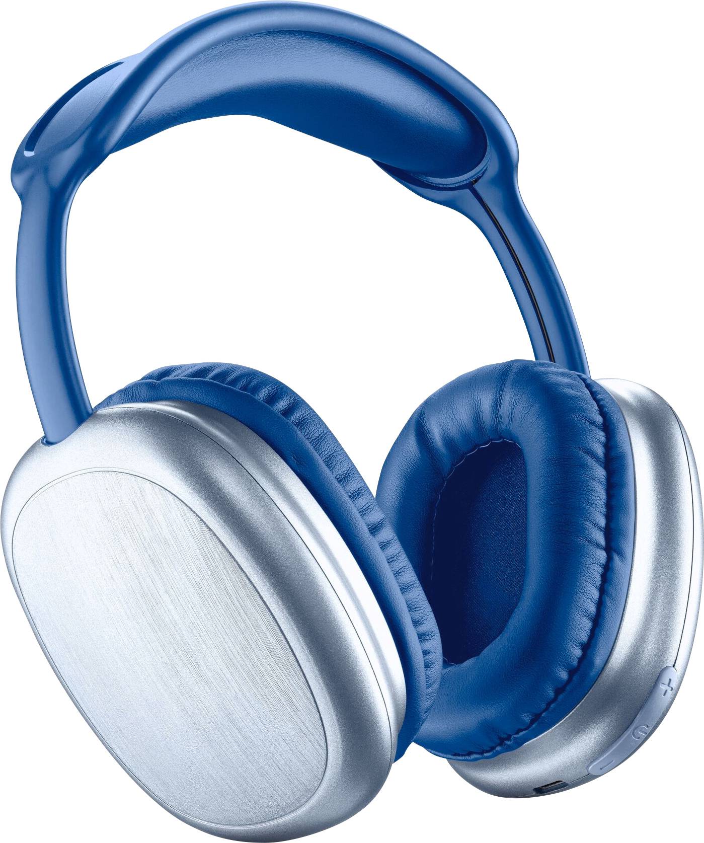 Cellularline Over Ear Headset Bluetooth®, Kabellos, kabelgebunden Blau Lautstärkeregelung, Mikrofon