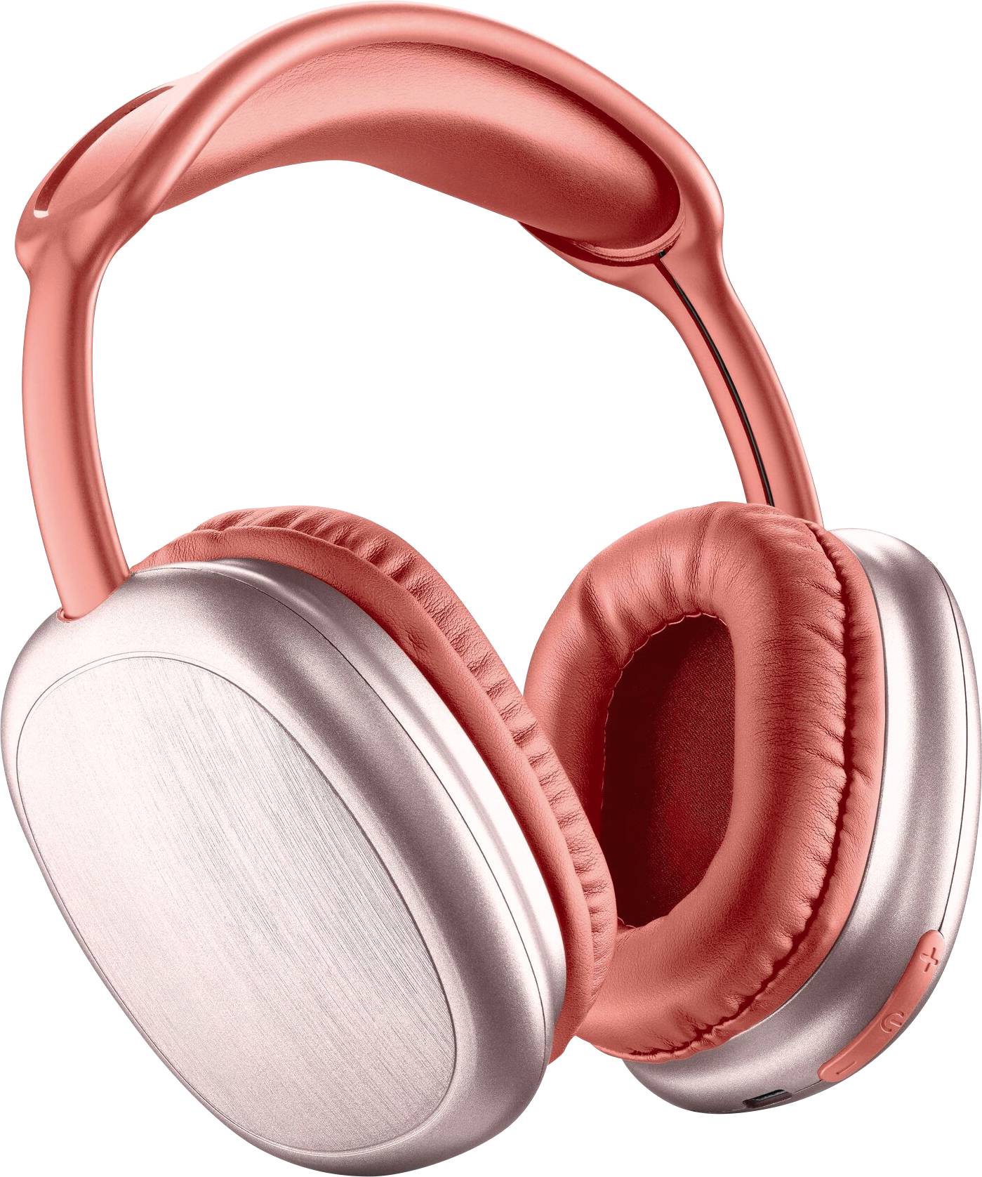 Cellularline Over Ear Headset Bluetooth®, Kabellos, kabelgebunden Rot Lautstärkeregelung, Mikrofon-
