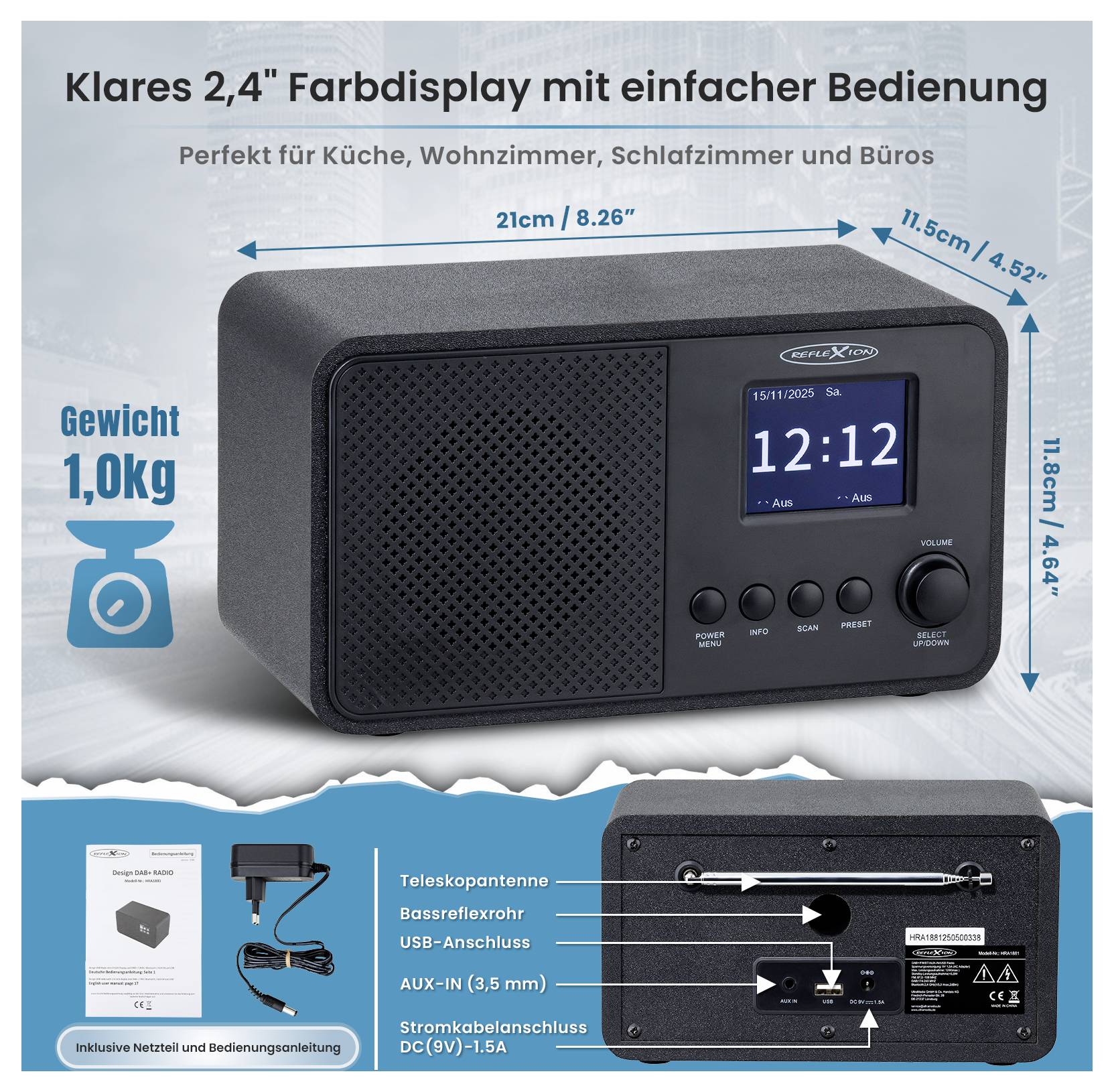 'Radio mit 2,4