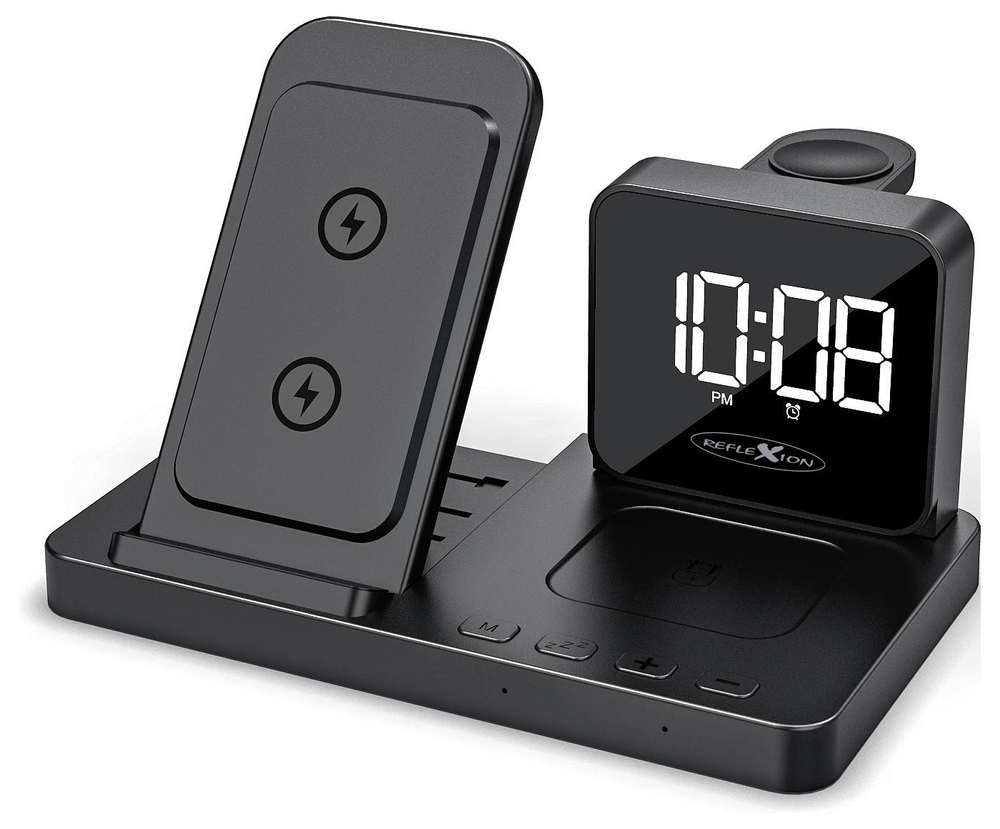 Reflexion Tischladestation 2.5 W, 5 W, 15 W, 7.5 W Schwarz Wireless Charger