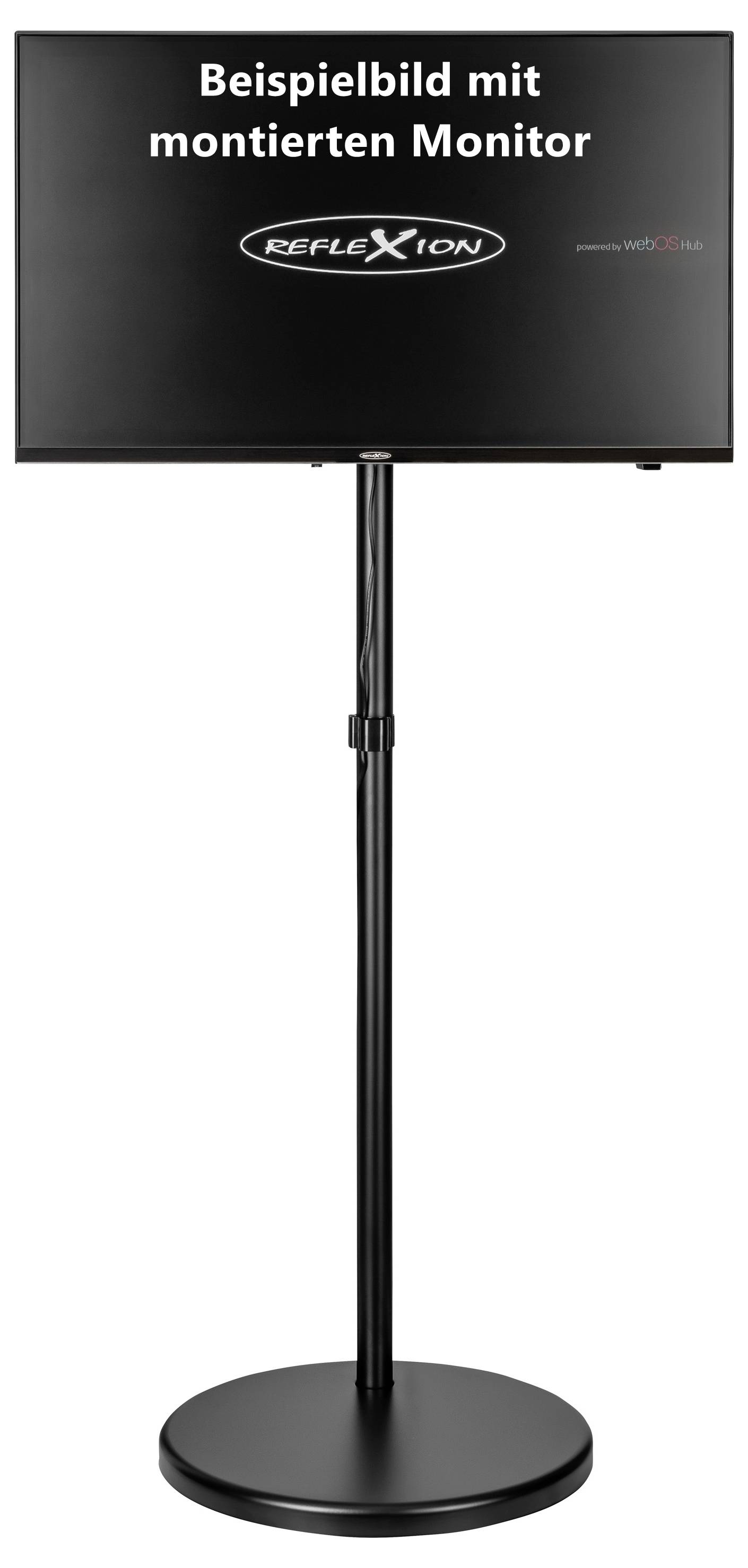 Beispielbild mit montiertem Monitor<br><br>Reflexion