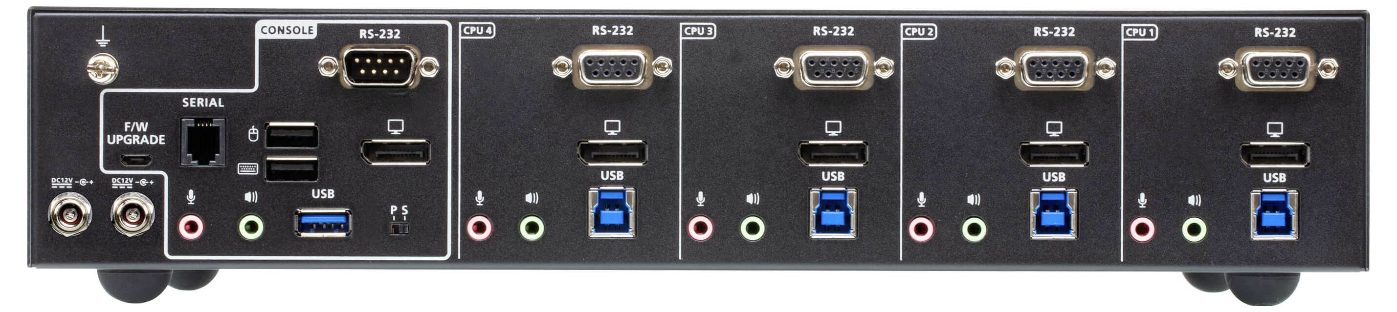ATEN CS1924ATC 4-Port USB 3.0 4K DisplayPort KVM Switch für ATC