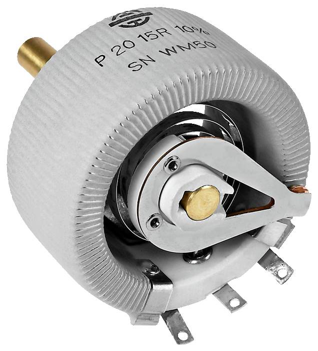 Vishay P20 50 10R 10% AEY Draht-Potentiometer 30W 10Ω 1St.