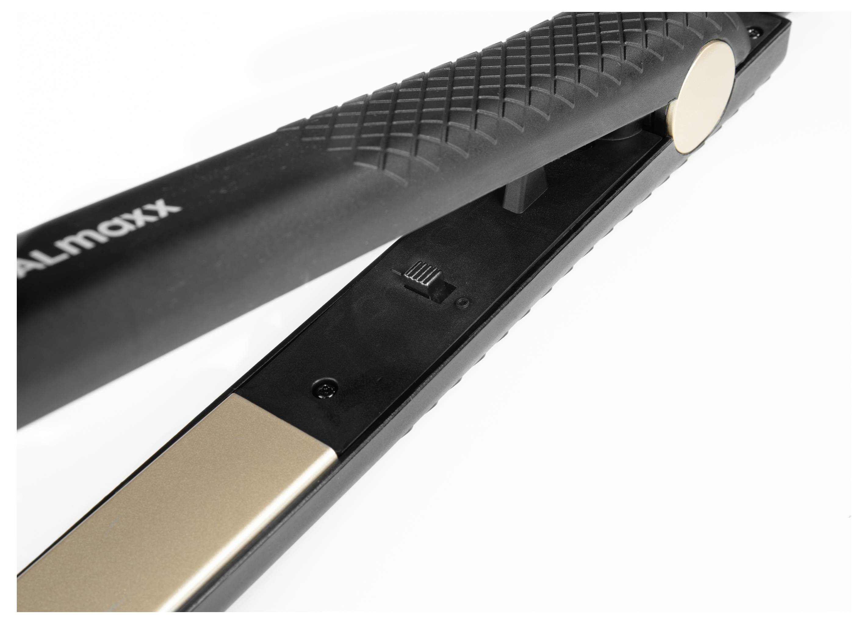 VitalMaxx Glätteisen Schwarz, Gold