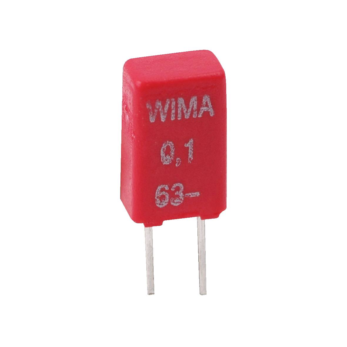 Wima MKT-Folienkondensator radial bedrahtet 63 V/DC, 40 V/AC 10% (L x B x H) 4.6 x 5.5 x 10.0mm