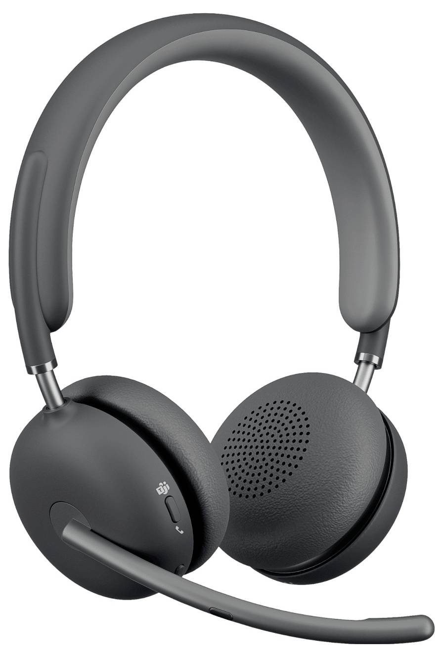 Logitech Zone On Ear Headset Bluetooth®, Kabellos Stereo Graphit Headset, Lautstärkebegrenzung, Lautstärkeregelung