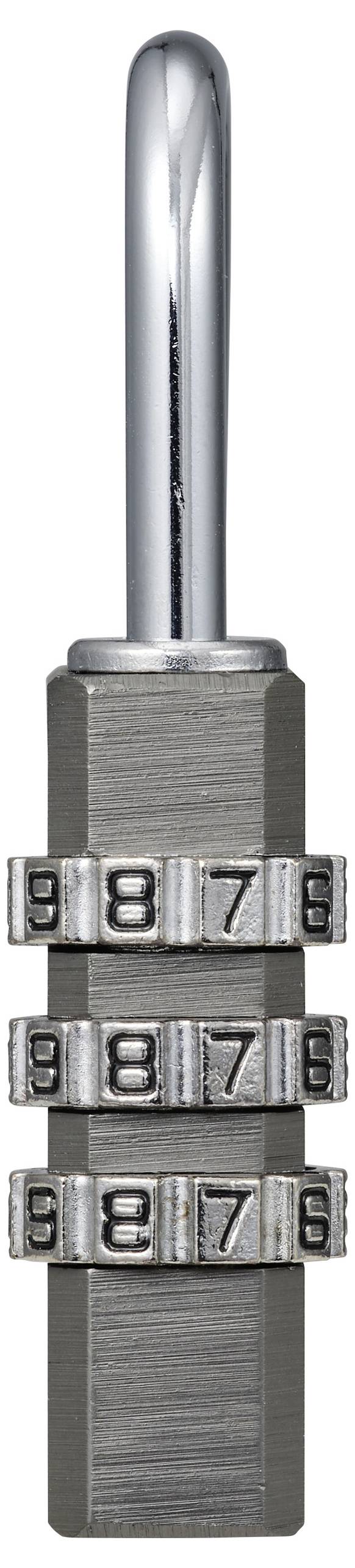 Sygonix SY-6932310 Vorhängeschloss 30mm 3-Digit Titan-Grau Zahlenschloss