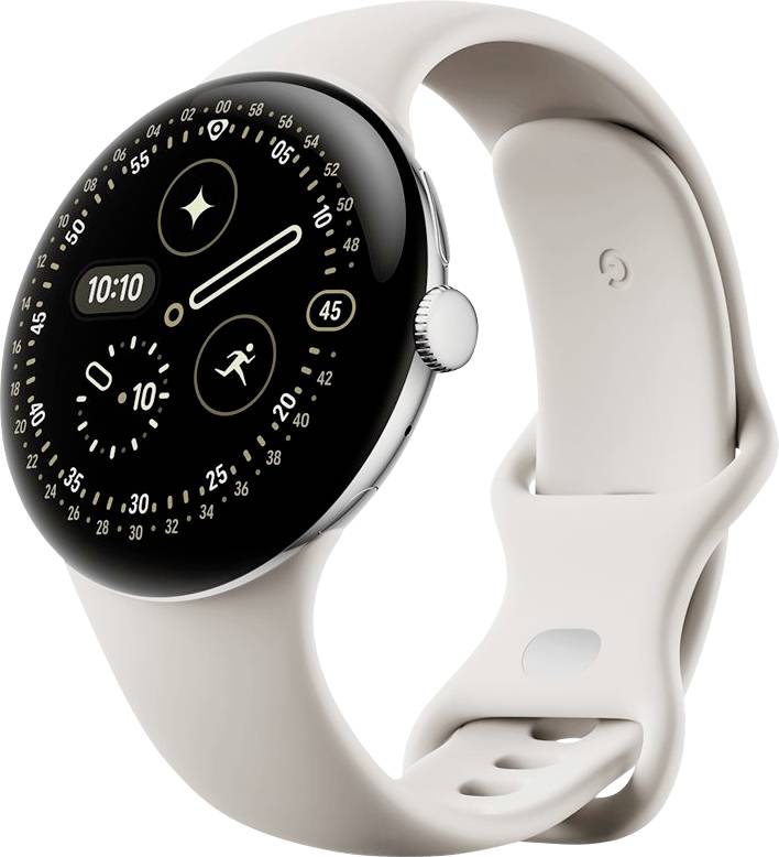 Google Pixel Watch 4 LTE 45mm Silver / Porcelain, GA10844-EU