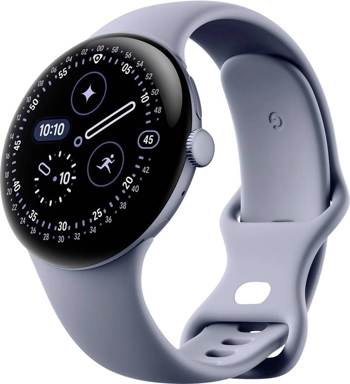 Google Pixel Watch 4 (Wi-Fi) Active Armband 45mm, Moonstone