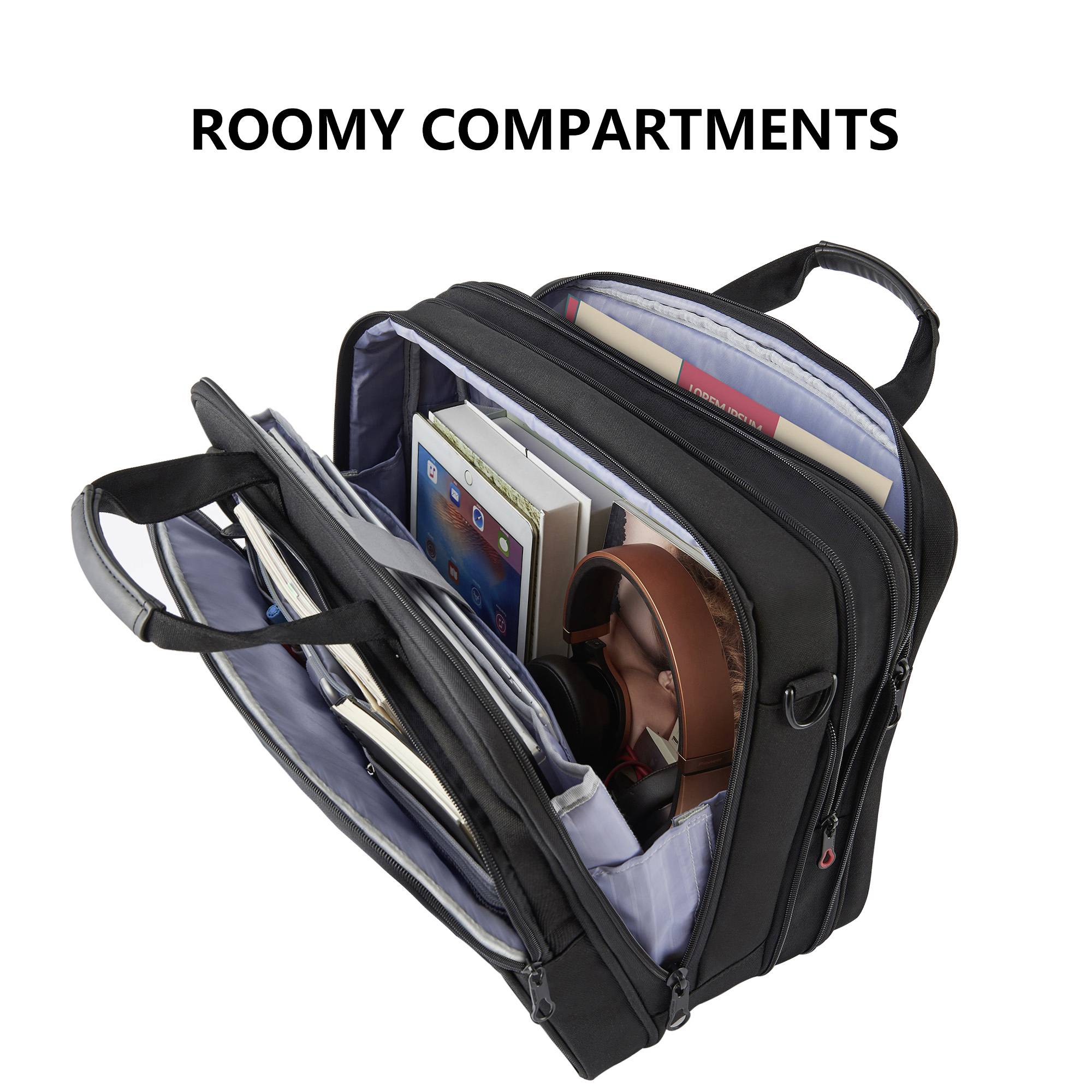 KROSER Notebook Tasche Passend für maximal: 43,9cm (17,3") Schwarz