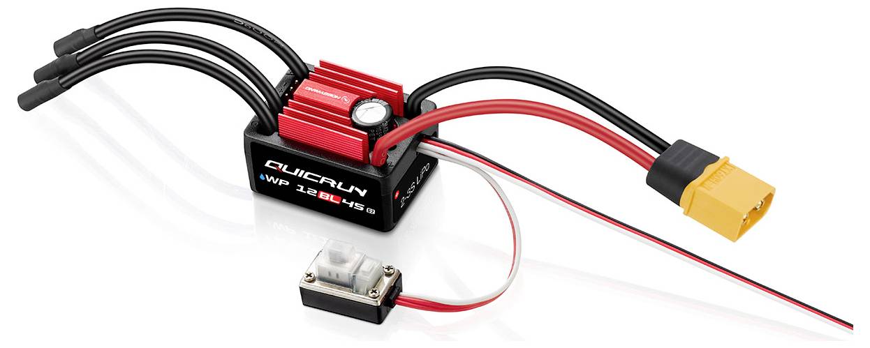 Hobbywing QuicRun WP12BL45 G2 Brushless Regler Automodell Brushless Fahrtregler