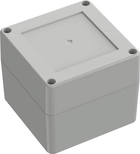 TRU COMPONENTS 6U07090908119 TC-13865088 Industrie-Gehäuse 90 x 90 x 75 Polycarbonat Lichtgrau 1 St