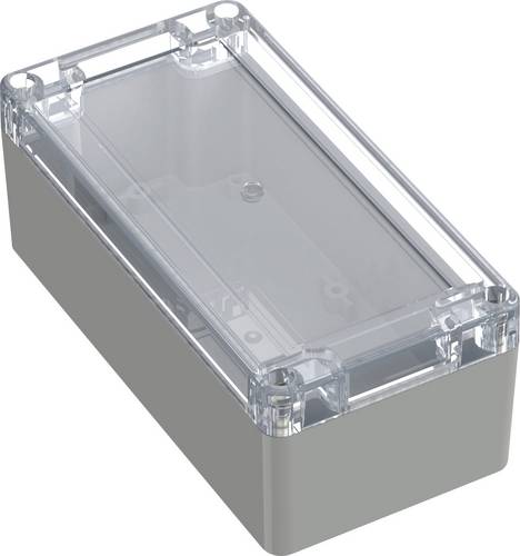 TRU COMPONENTS 6U07160806437 TC-13865132 Industrie-Gehäuse 160 x 80 x 60 ABS-PC Lichtgrau, Transpar