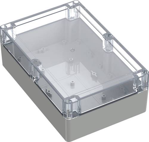 TRU COMPONENTS 6U-211408 6U07211408139 Industrie-Gehäuse 209.7 x 139.8 x 75 Polycarbonat Lichtgrau