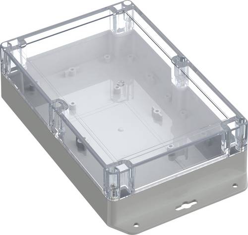 TRU COMPONENTS 6U07211406737 TC-13865332 Industrie-Gehäuse 243.5 x 141.5 x 60.1 ABS-PC Lichtgrau, T