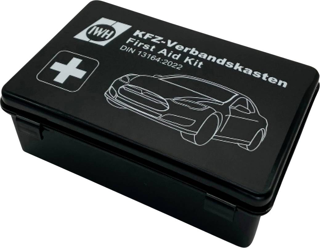 IWH 023514 KFZ-Verbandkasten "Kompakt" DIN 13164:2022 Verbandkasten DIN 13164, DIN 13164 02-2022 1St.
