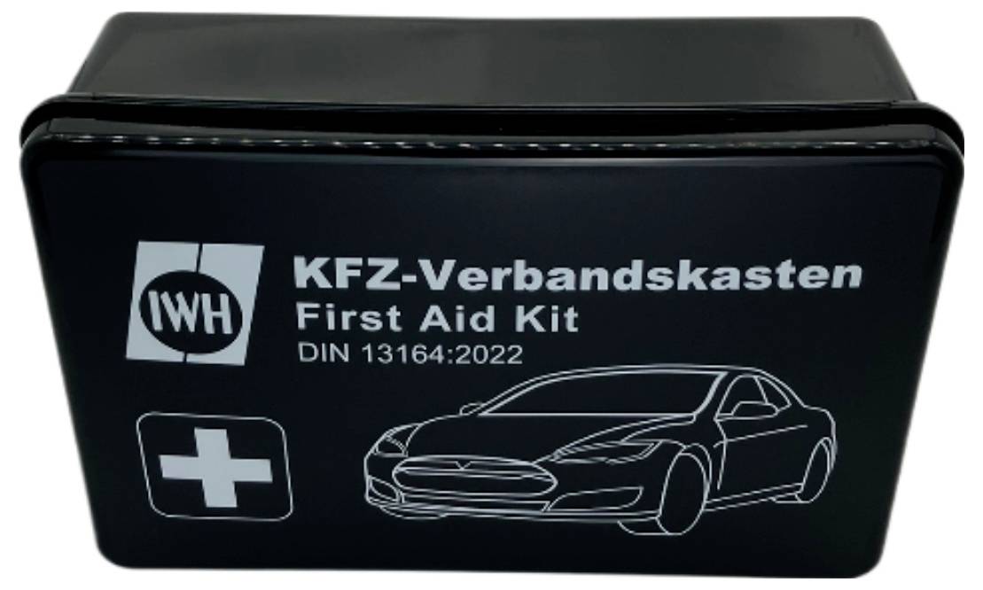 IWH 023514 KFZ-Verbandkasten "Kompakt" DIN 13164:2022 Verbandkasten DIN 13164, DIN 13164 02-2022 1St.