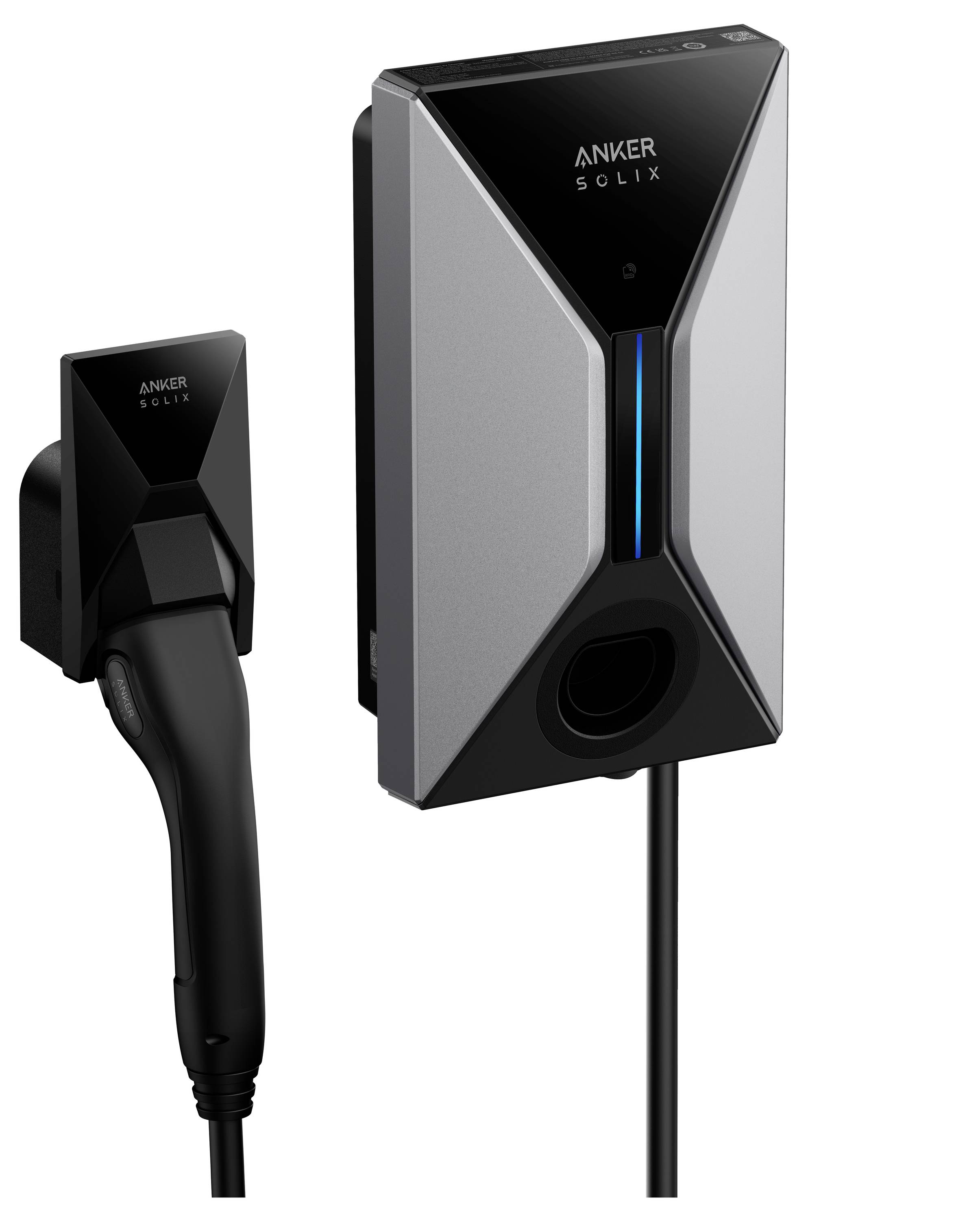 Anker Anker SOLIX V1 Smart EV Charger 11KW CAB Wallbox Typ 2 16 A 11 kW RFID, App