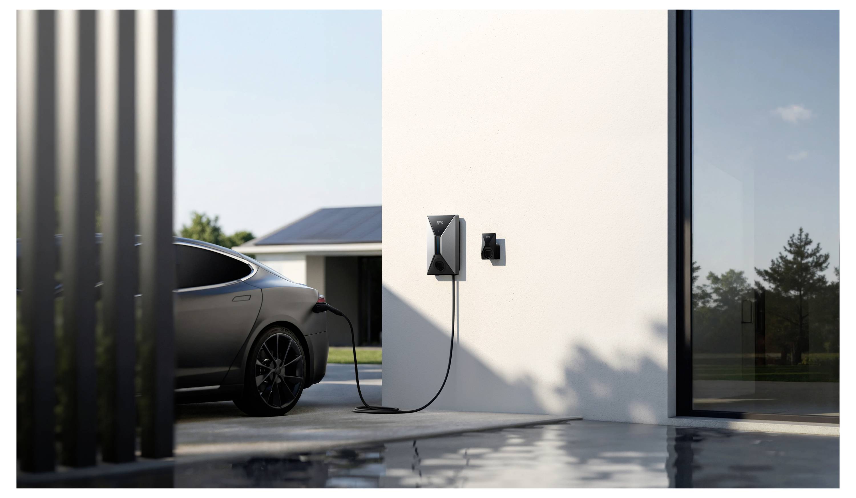 Anker Anker SOLIX V1 Smart EV Charger 11KW CAB Wallbox Typ 2 16 A 11 kW RFID, App