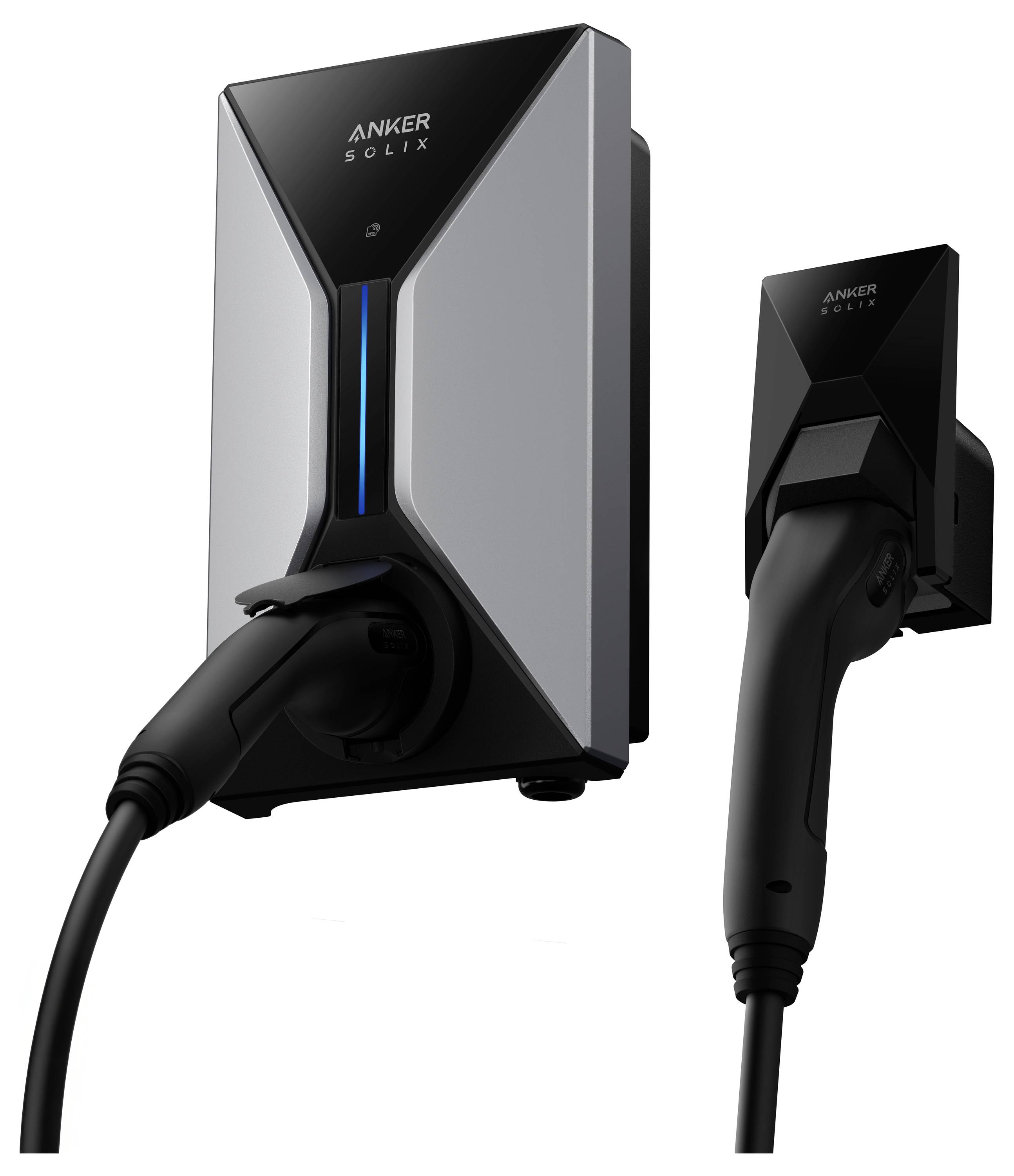 Anker Anker SOLIX V1 Smart EV Charger 11KW SOC Wallbox Typ 2 16 A 11 kW App, RFID