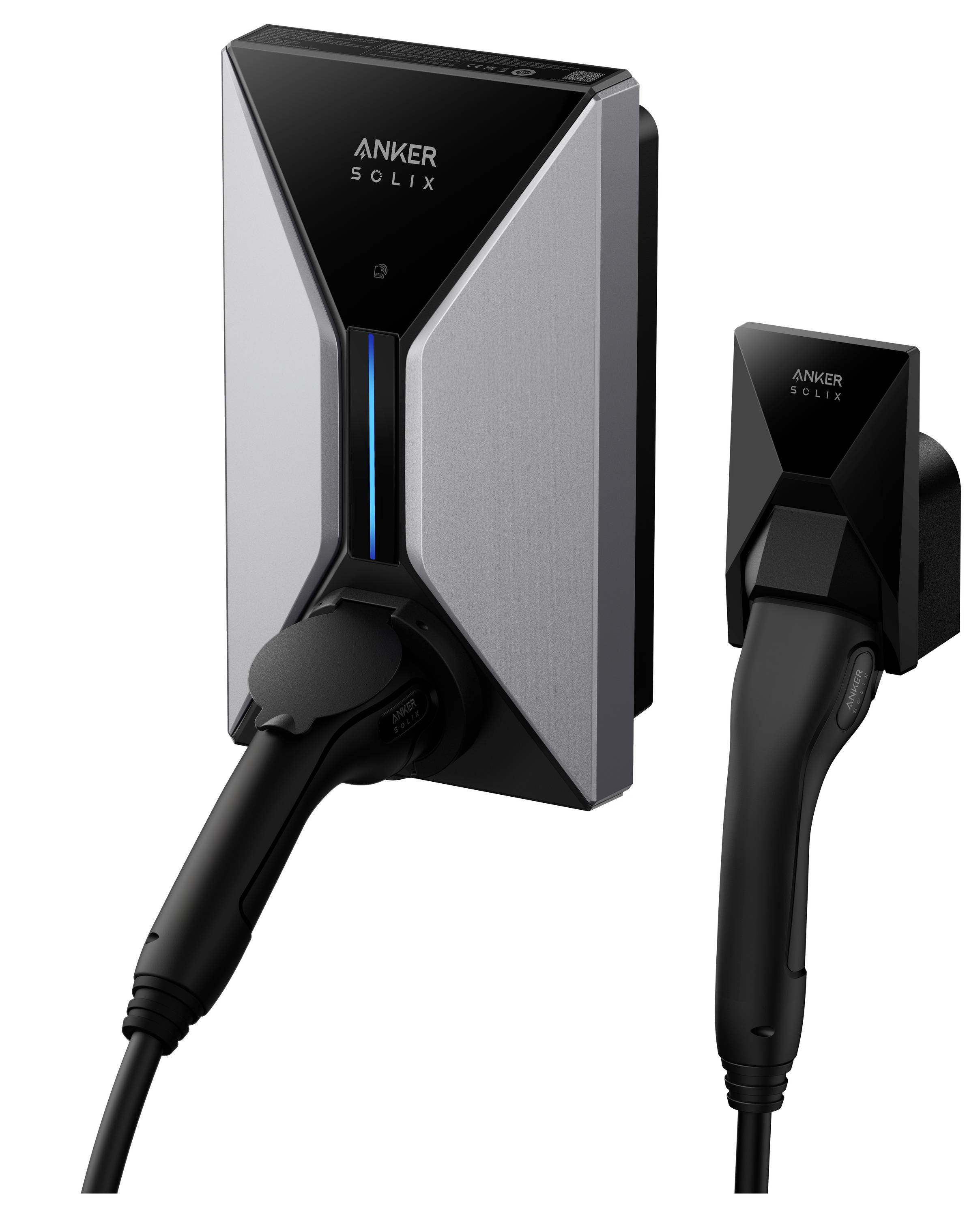 Anker Anker SOLIX V1 Smart EV Charger 11KW SOC Wallbox Typ 2 16 A 11 kW App, RFID