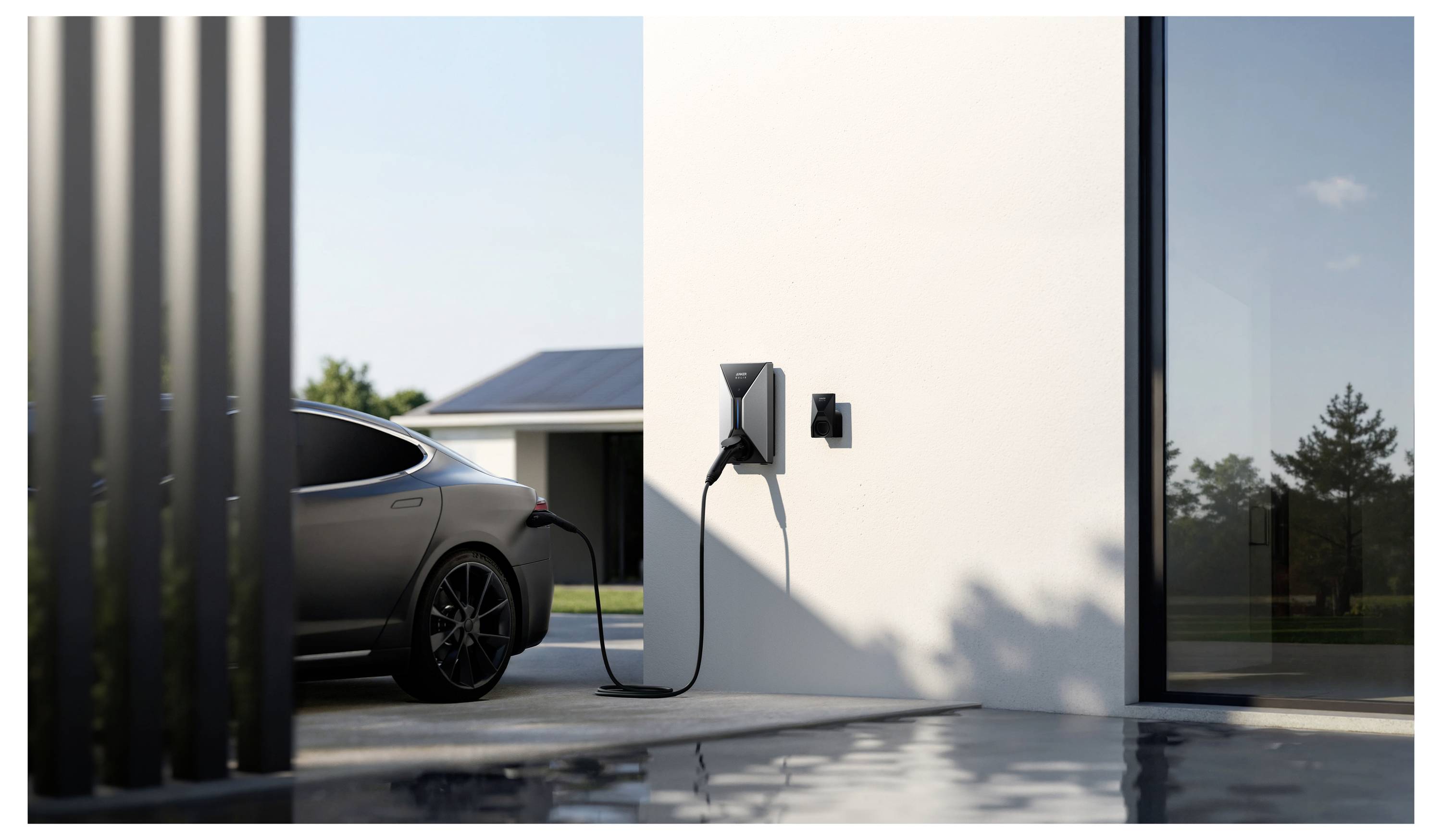 Anker Anker SOLIX V1 Smart EV Charger 11KW SOC Wallbox Typ 2 16 A 11 kW App, RFID