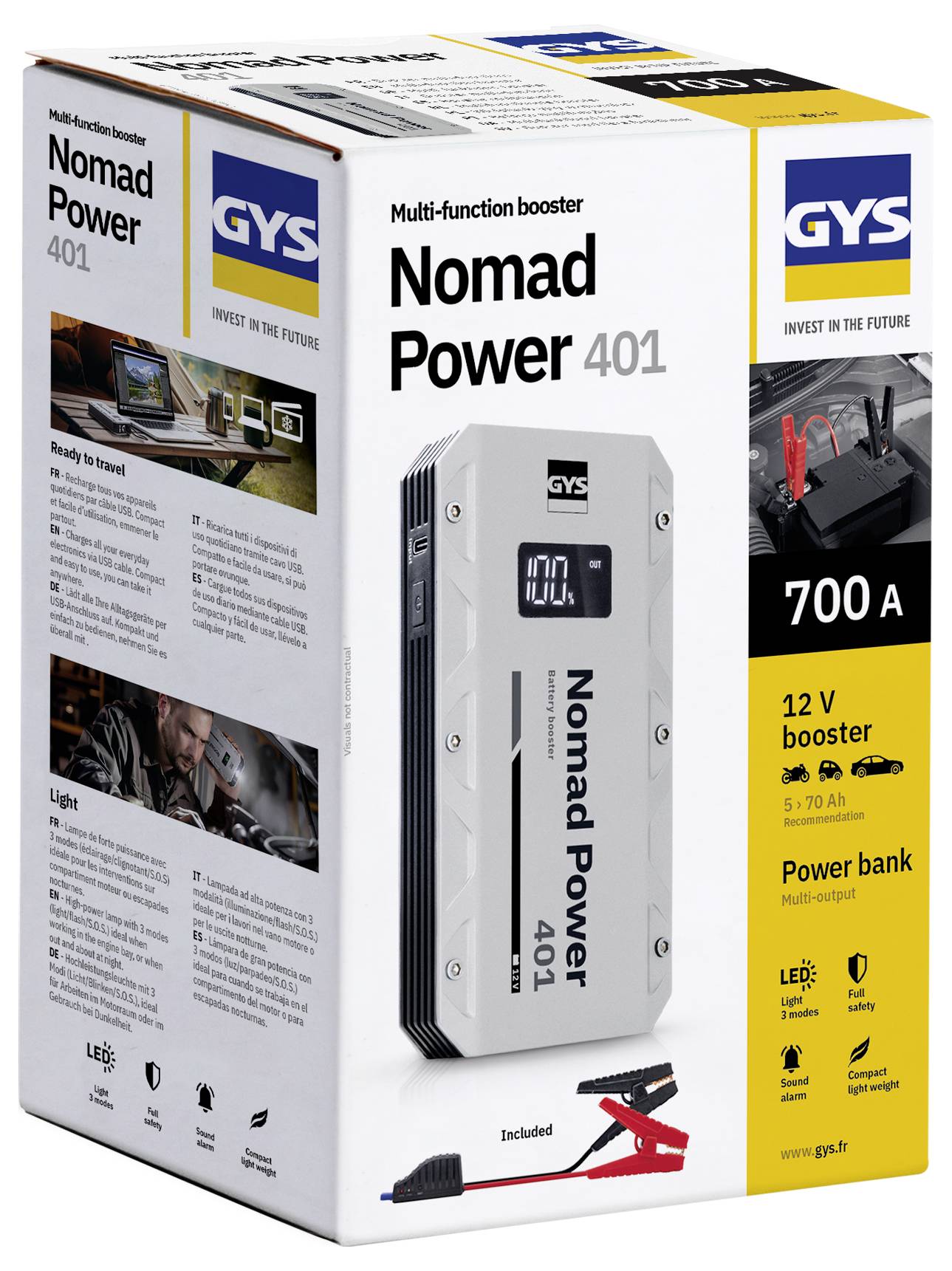 GYS LITHIUM-BOOSTER NOMAD POWER 401 087316 Schnellstartsystem