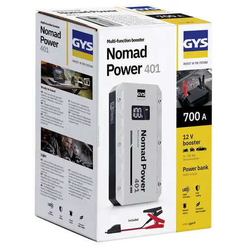 GYS LITHIUM-BOOSTER NOMAD POWER 401 087316 Schnellstartsystem GYS LITHIUM-BOOSTER NOMAD POWER 401 087316 Schnellstartsystem