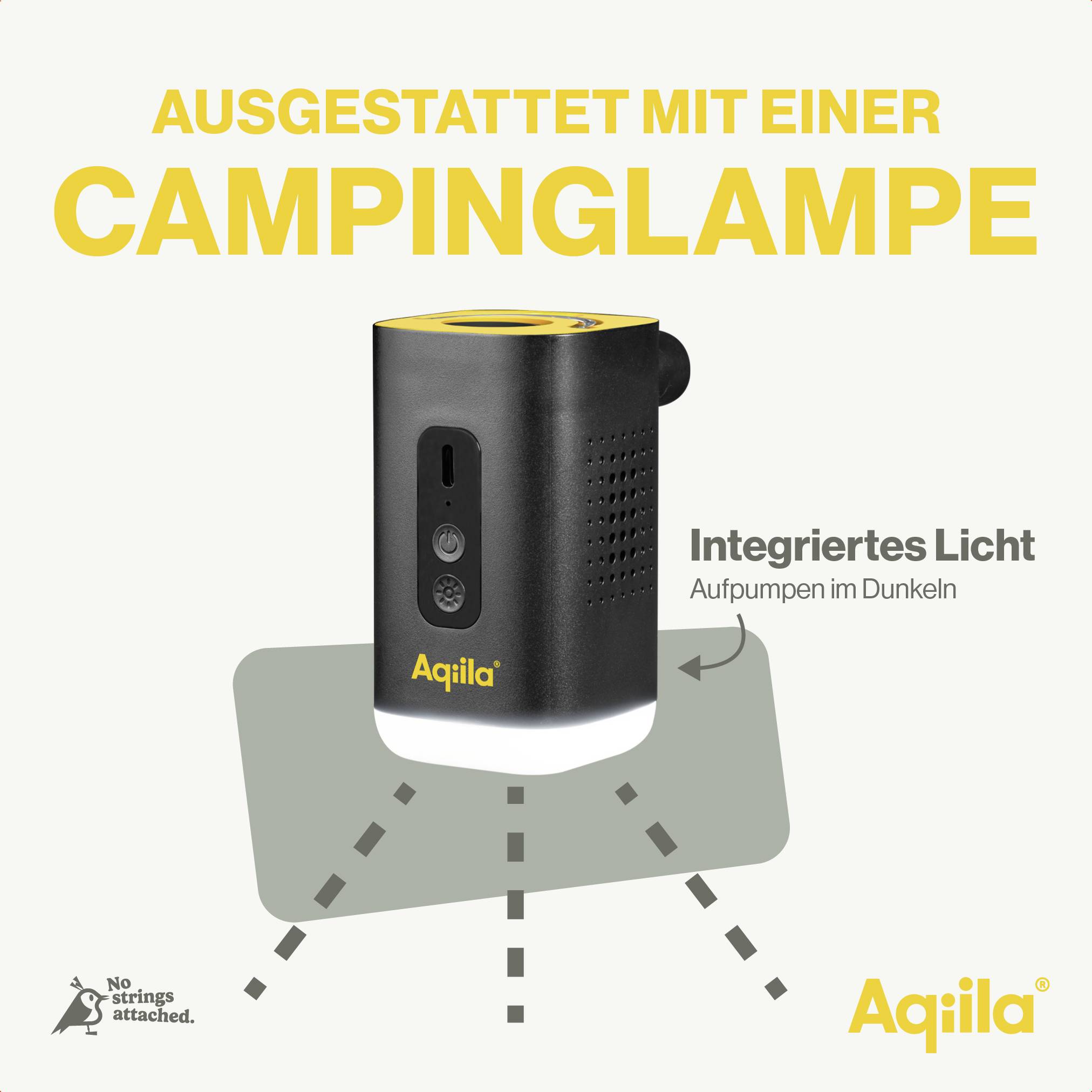 Aqiila AQAPC2BK468 Akku-Kompressor 8414808090