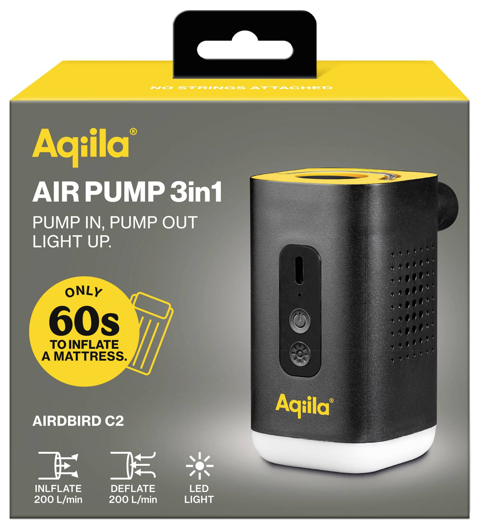 Aqiila AQAPC2BK468 Akku-Kompressor 8414808090