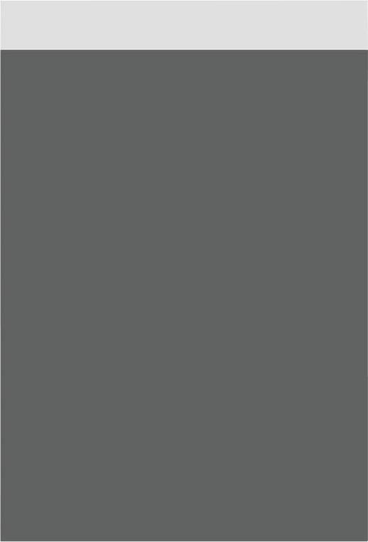 Ein einfaches vertikales graues Rechteck erscheint zentriert auf einem weißen Hintergrund.