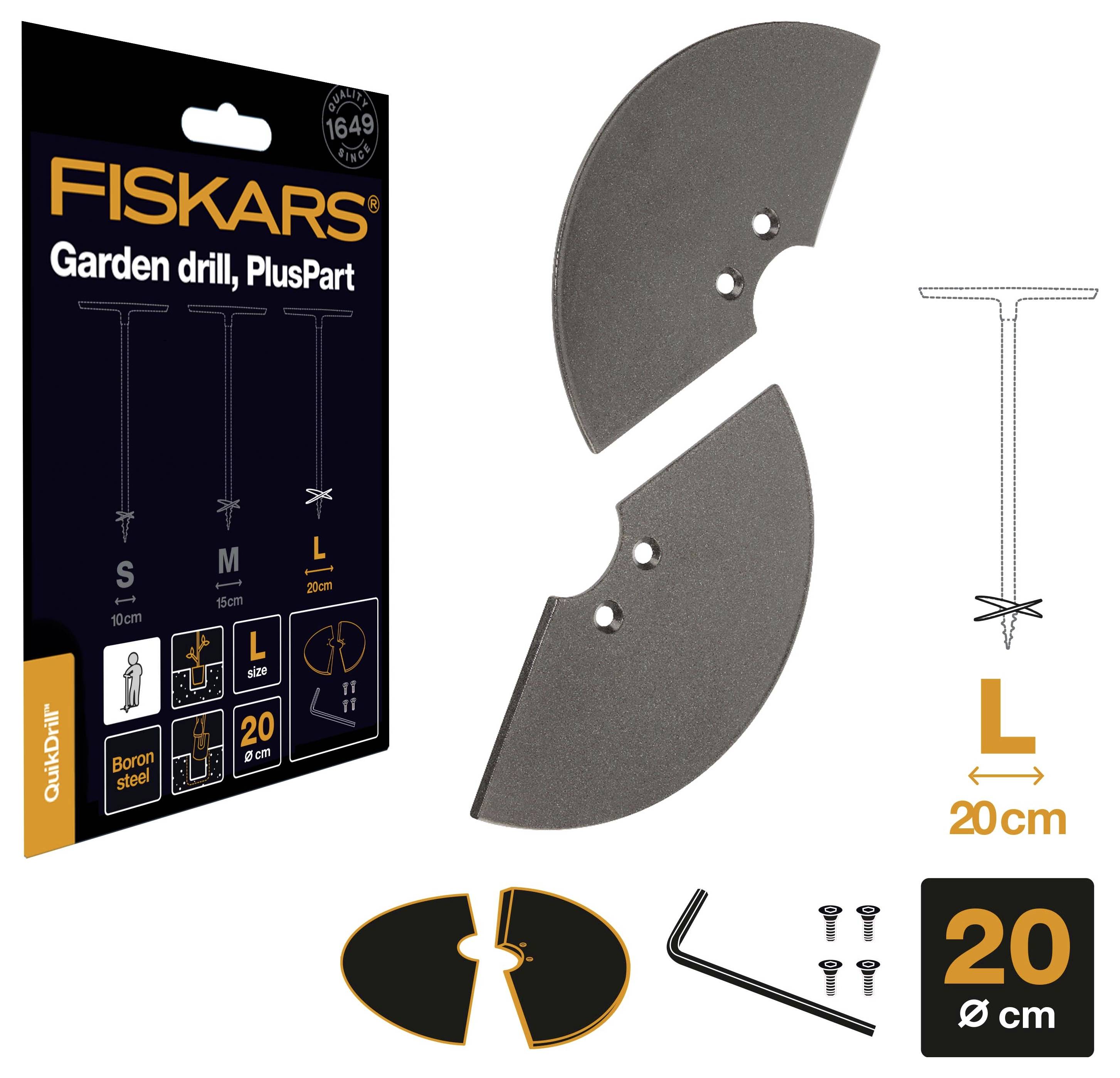 Fiskars 1000641 Erdbohrer