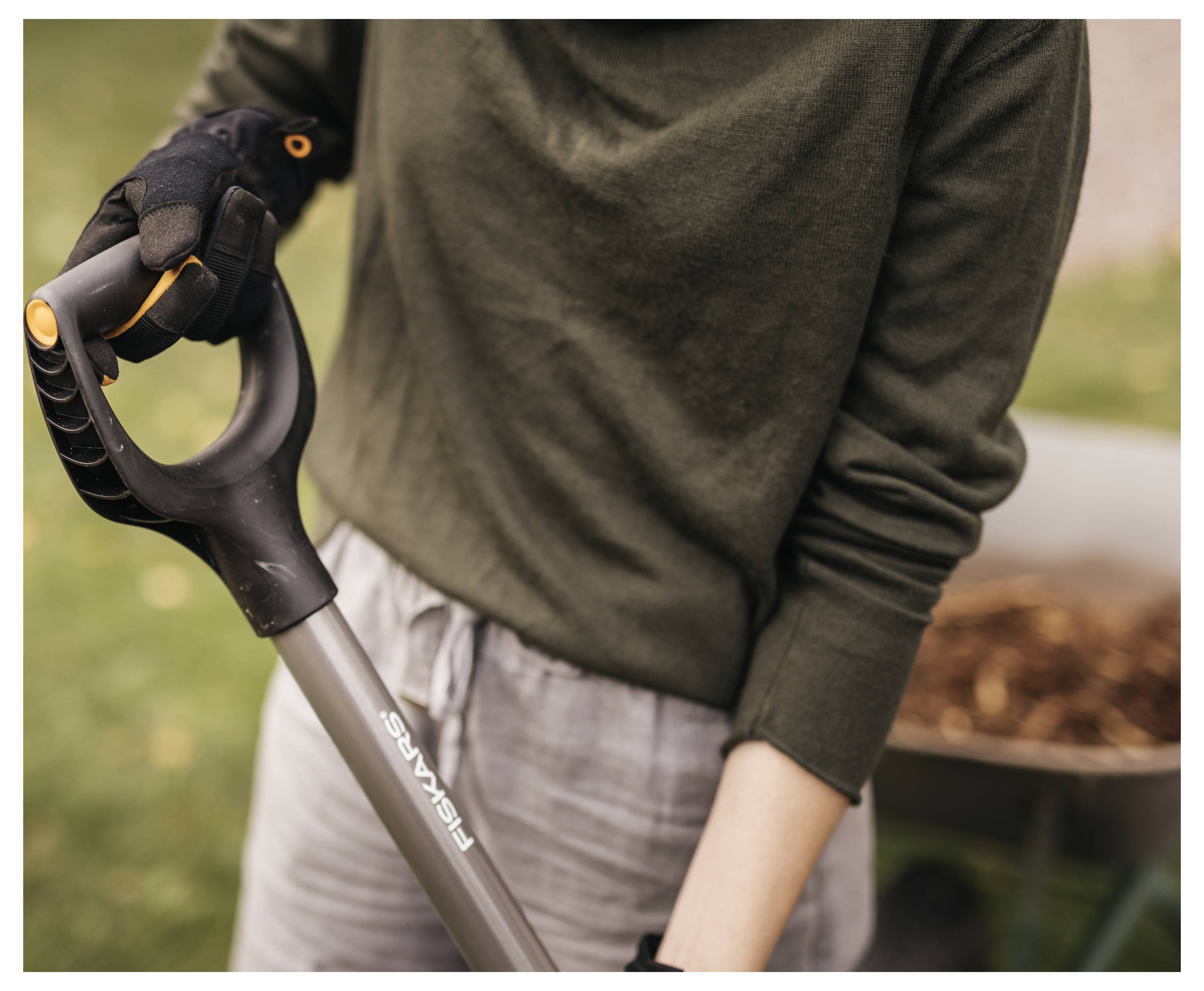 Fiskars 1066712 Schaufel Arbeitsbreite 23cm