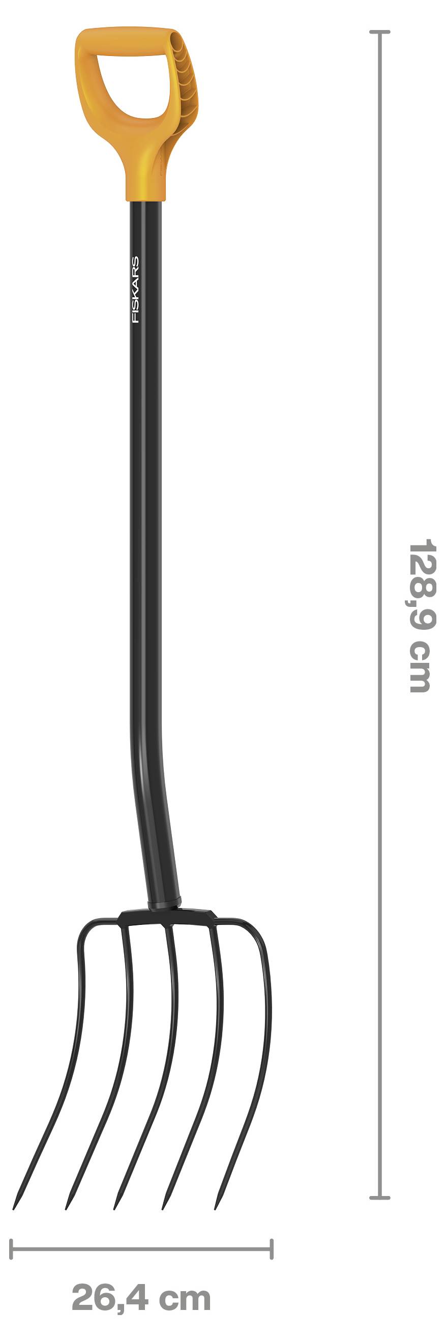 Fiskars 1071936 Dunggabel D-Griff