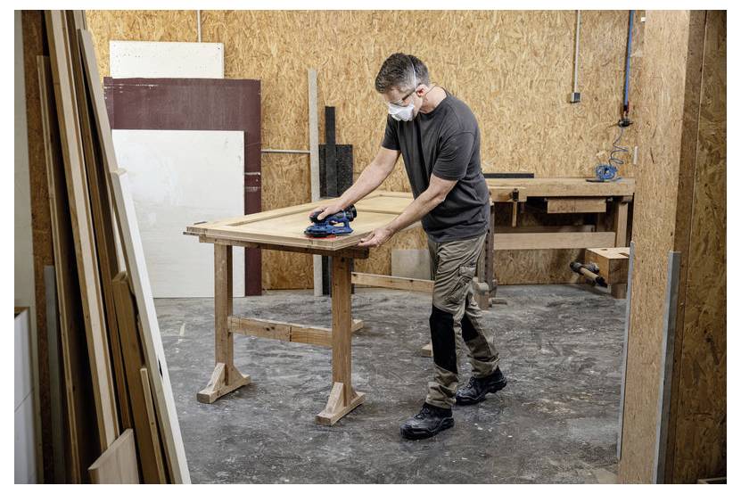 Bosch Professional GEX 12V-150-3 0601373300 Akku-Exzenterschleifer 12V