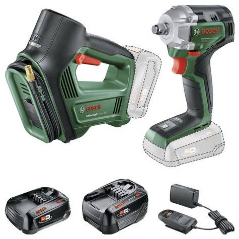 Bosch Home and Garden 18VUniversalImpactDrive+UniversalPump 0615A5009C Werkzeugset