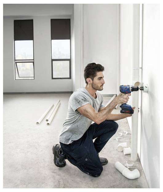 Bosch Professional GSR + GBH + GWS + 2x GBA 5.0 Ah + GAL 18V-40 0615A5009G Werkzeugset