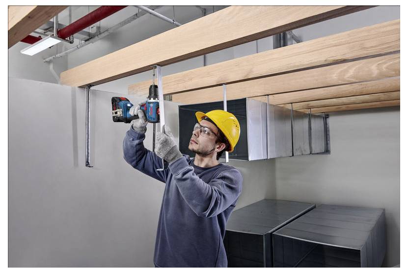 Bosch Professional GSR + GBH + GWS + 2x GBA 5.0 Ah + GAL 18V-40 0615A5009G Werkzeugset