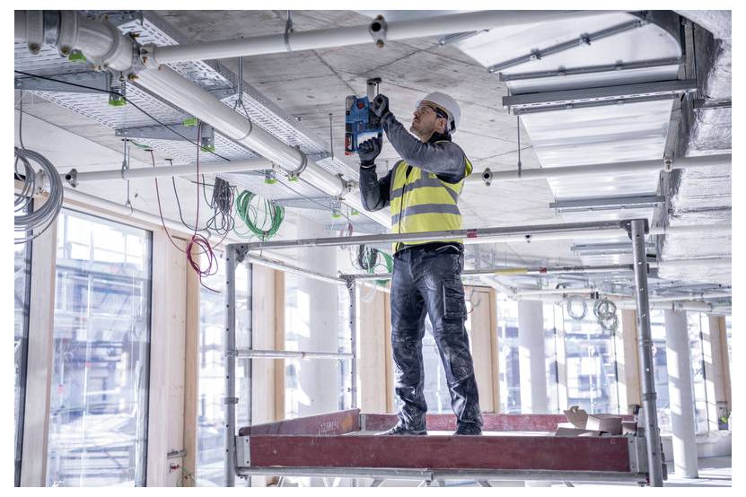 Bosch Professional GSR + GBH + GWS + 2x GBA 5.0 Ah + GAL 18V-40 0615A5009G Werkzeugset