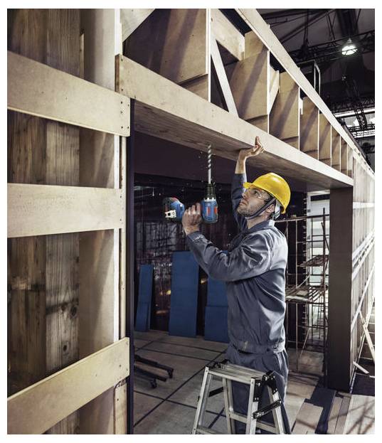 Bosch Professional GSR + GBH + GWS + 2x GBA 5.0 Ah + GAL 18V-40 0615A5009G Werkzeugset