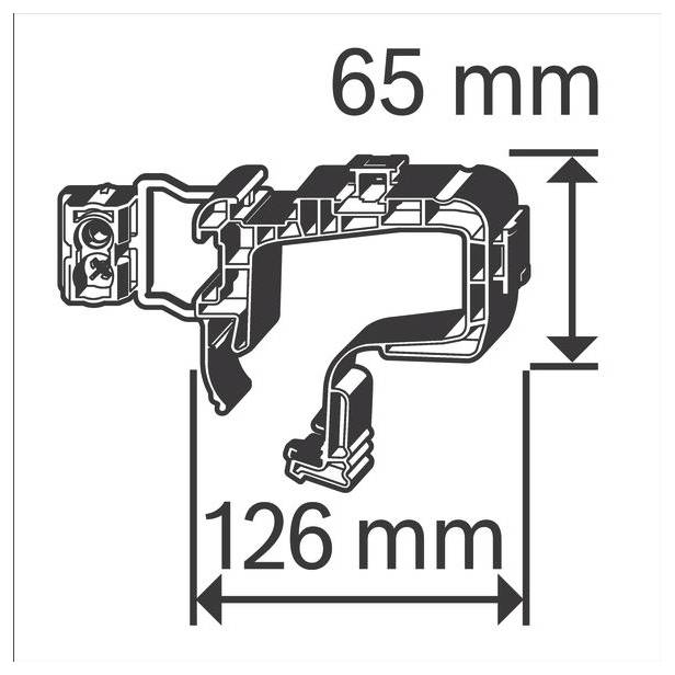 Bosch Professional 1600A032GE Kabelhalter 1600A032GE 50 St.