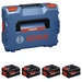 Bosch Professional 4x EXBA18V-55 1600A0373H Werkzeug-Akku 18 V 5.5 Ah Bosch Professional 4x EXBA18V-55 1600A0373H Werkzeug-Akku 18 V 5.5 Ah