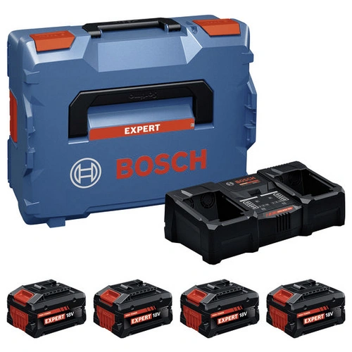 Bosch Professional 1600A0373Y 2x EXBA18V-55 + 2x EXBA18V-80 + EXAL18V2-320 Werkzeug-Akku und Ladegerät 5.5 Ah, 8Ah Bosch Professional 1600A0373Y 2x EXBA18V-55 + 2x EXBA18V-80 + EXAL18V2-320 Werkzeug-Akku und Ladegerät 5.5 Ah, 8Ah