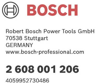 Bosch Accessories 2608001206 2608001206 Ersatzschlauch