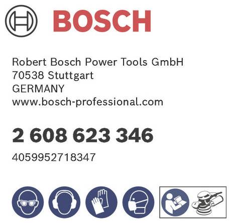 Bosch Accessories 2608623346 2608623346 Schleifpapier 1 Set
