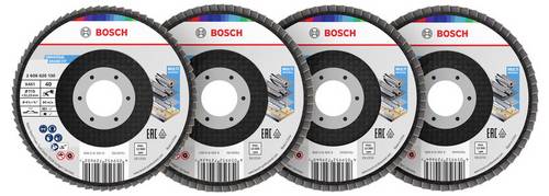 Bosch Accessories 2608626165 Fächerschleifscheibe Durchmesser 115 mm Körnung (num)=40, 60, 80, 120